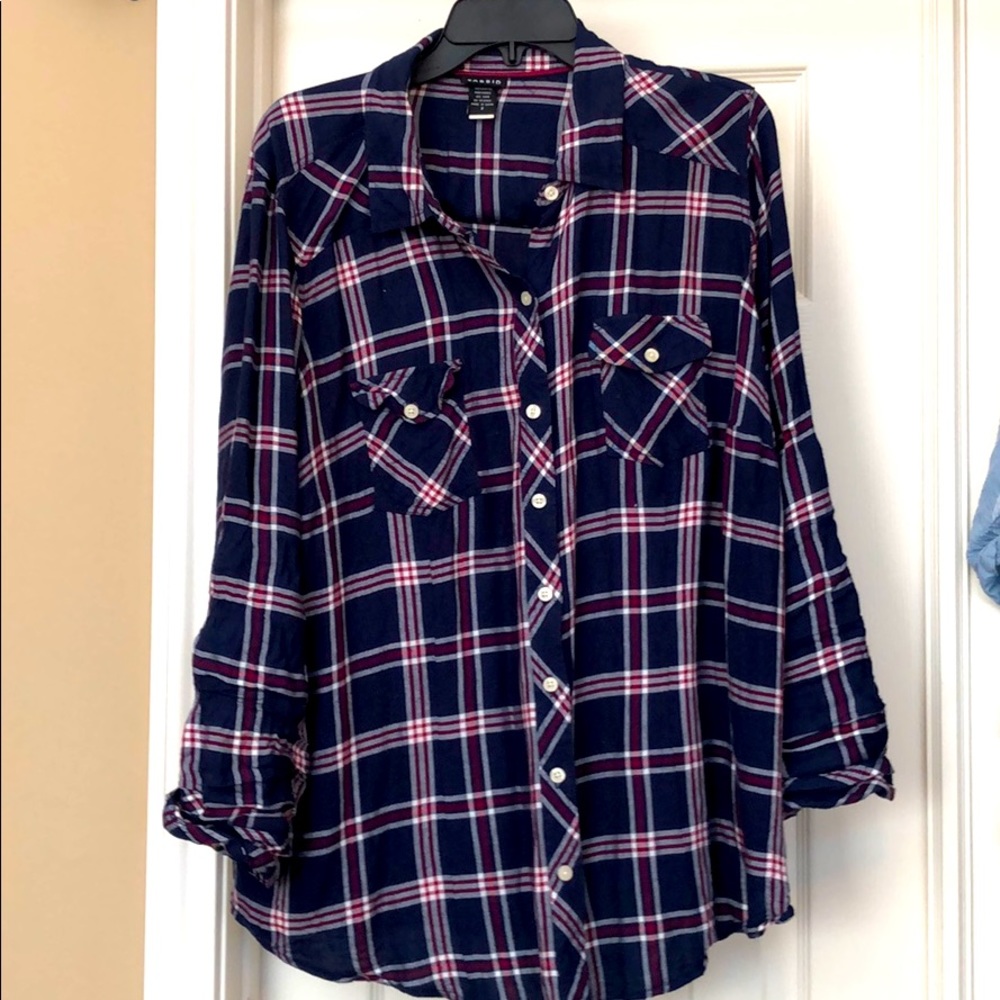Torrid plus size button down top size 2